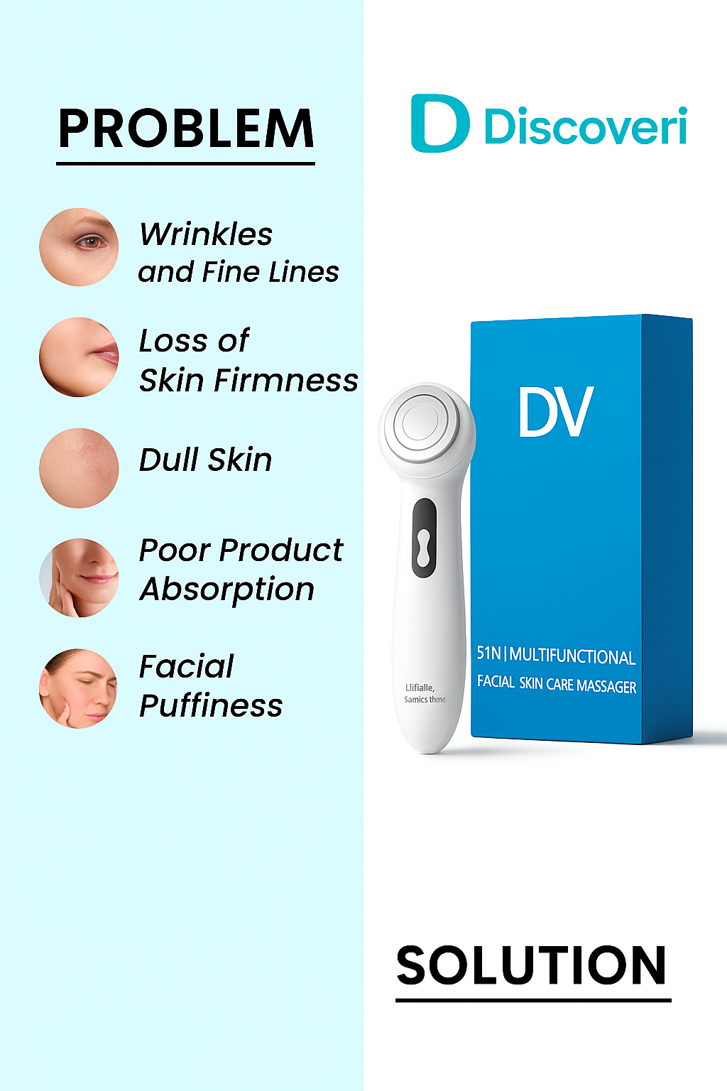 Multifunctional Facial Skin Care Massager