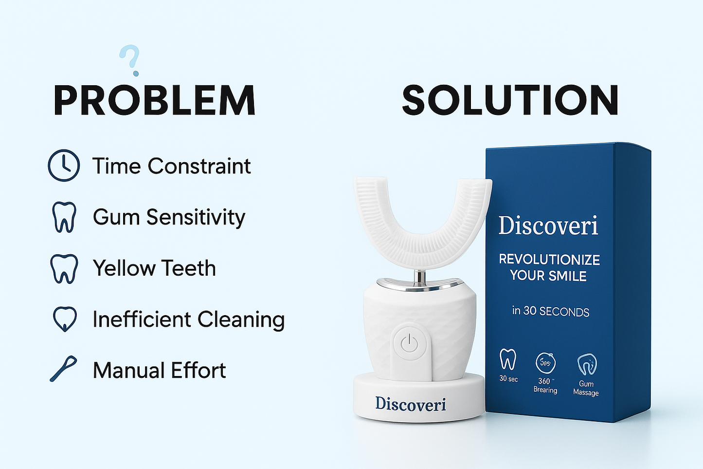 Wireless Silicone Electric Toothbrush