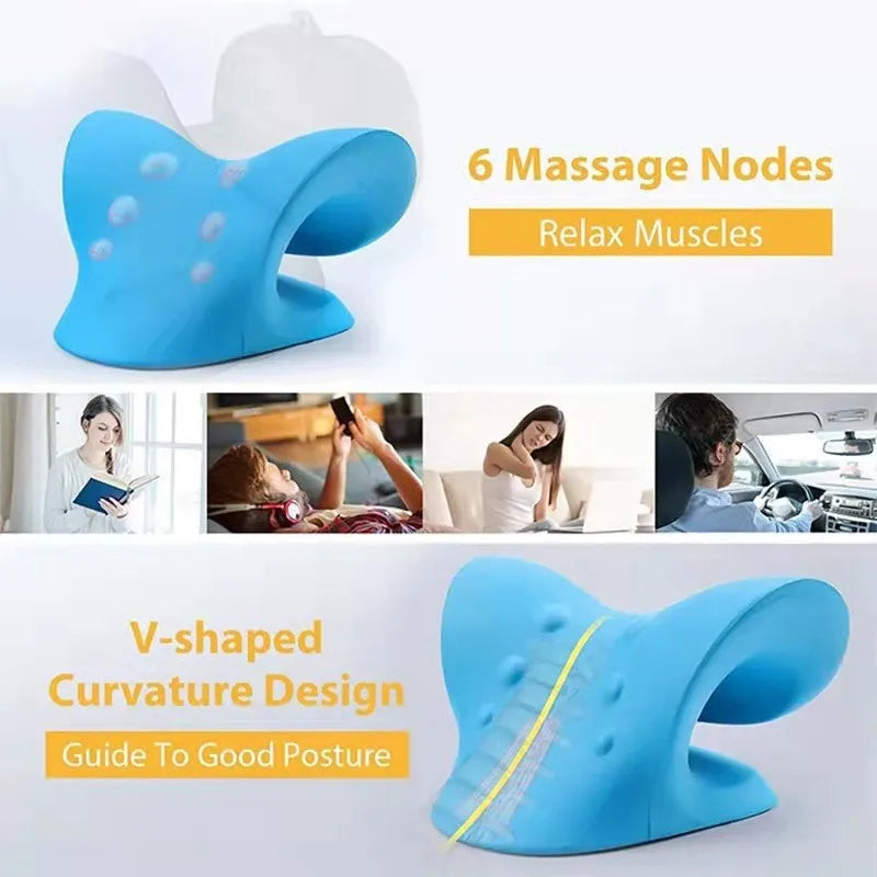 Massager for the neck, shoulders, cervical spine.