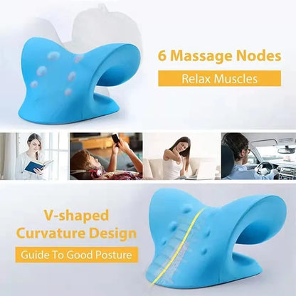 Massager for the neck, shoulders, cervical spine.