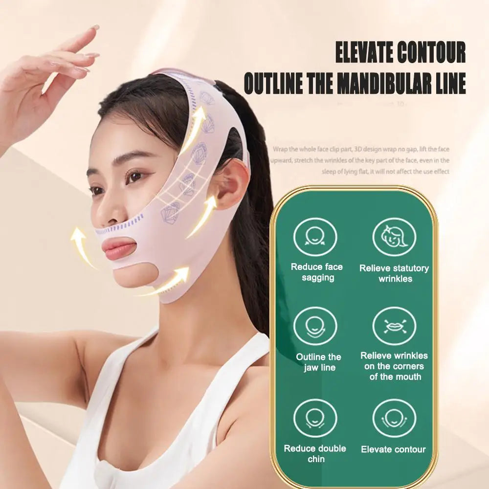 Face lifting and anti-wrinkle mask