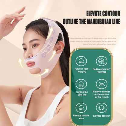 Face lifting and anti-wrinkle mask